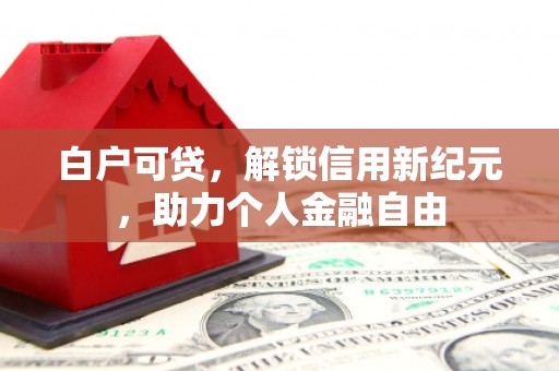 铁山白户可贷，解锁信用新纪元，助力个人金融自由