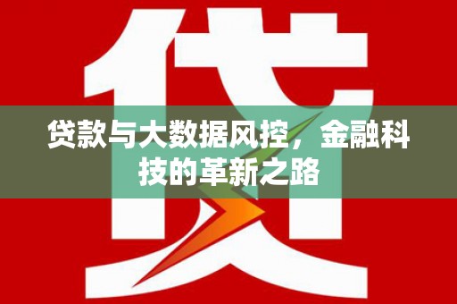 铁山贷款与大数据风控，金融科技的革新之路