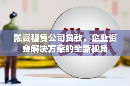 铁山融资租赁公司贷款，企业资金解决方案的全新视角