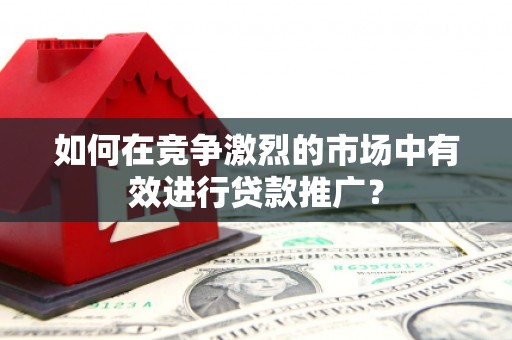 铁山如何在竞争激烈的市场中有效进行贷款推广？