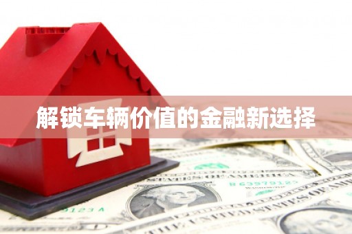 铁山解锁车辆价值的金融新选择