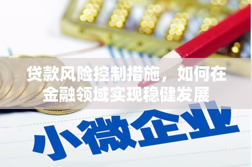 铁山贷款风险控制措施，如何在金融领域实现稳健发展