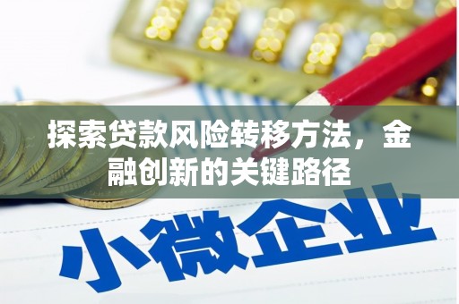 铁山探索贷款风险转移方法，金融创新的关键路径