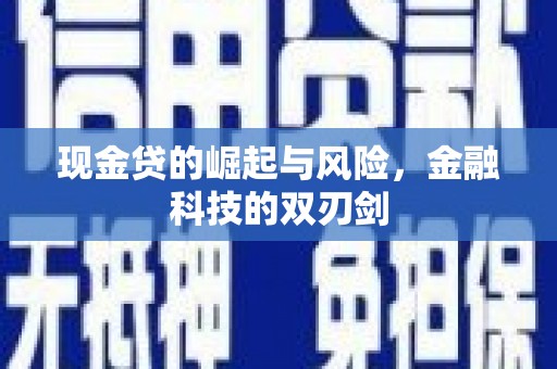 铁山现金贷的崛起与风险，金融科技的双刃剑