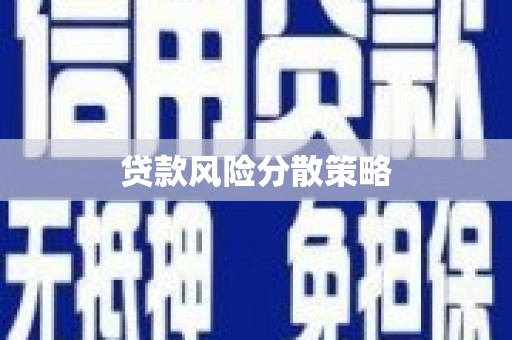 铁山贷款风险分散策略