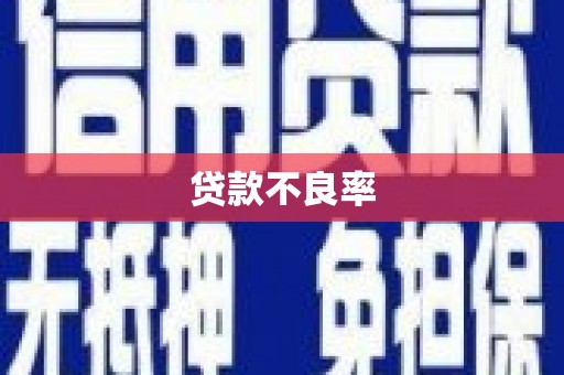 铁山贷款不良率